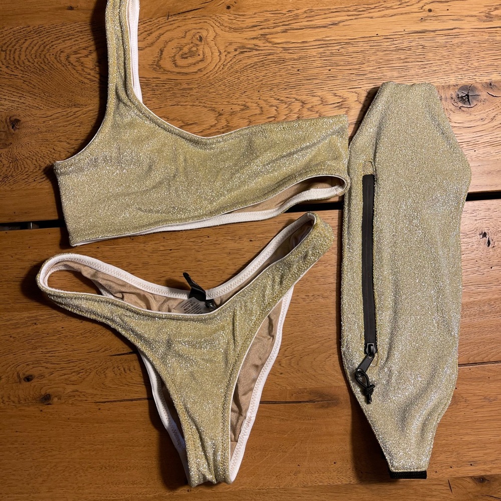 Melrose Gold Triangl Bikini